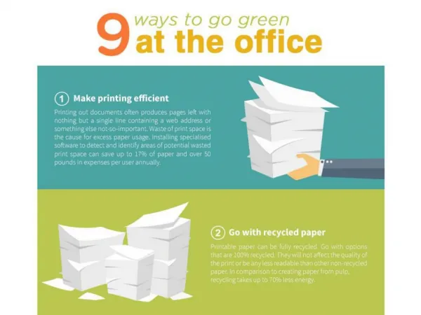 9 Ways to Go Green at the Office