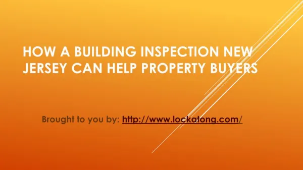 How A Building Inspection New Jersey Can Help Property Buyers