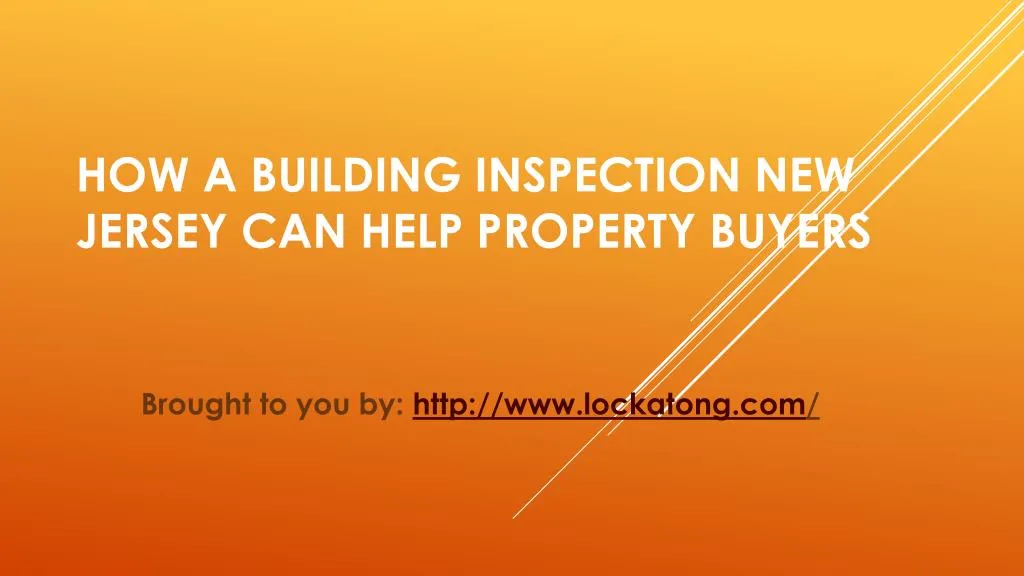 how a building inspection new jersey can help property buyers