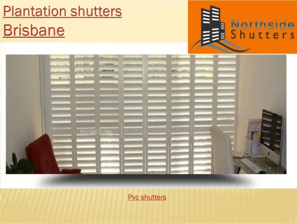 Pvc shutters
