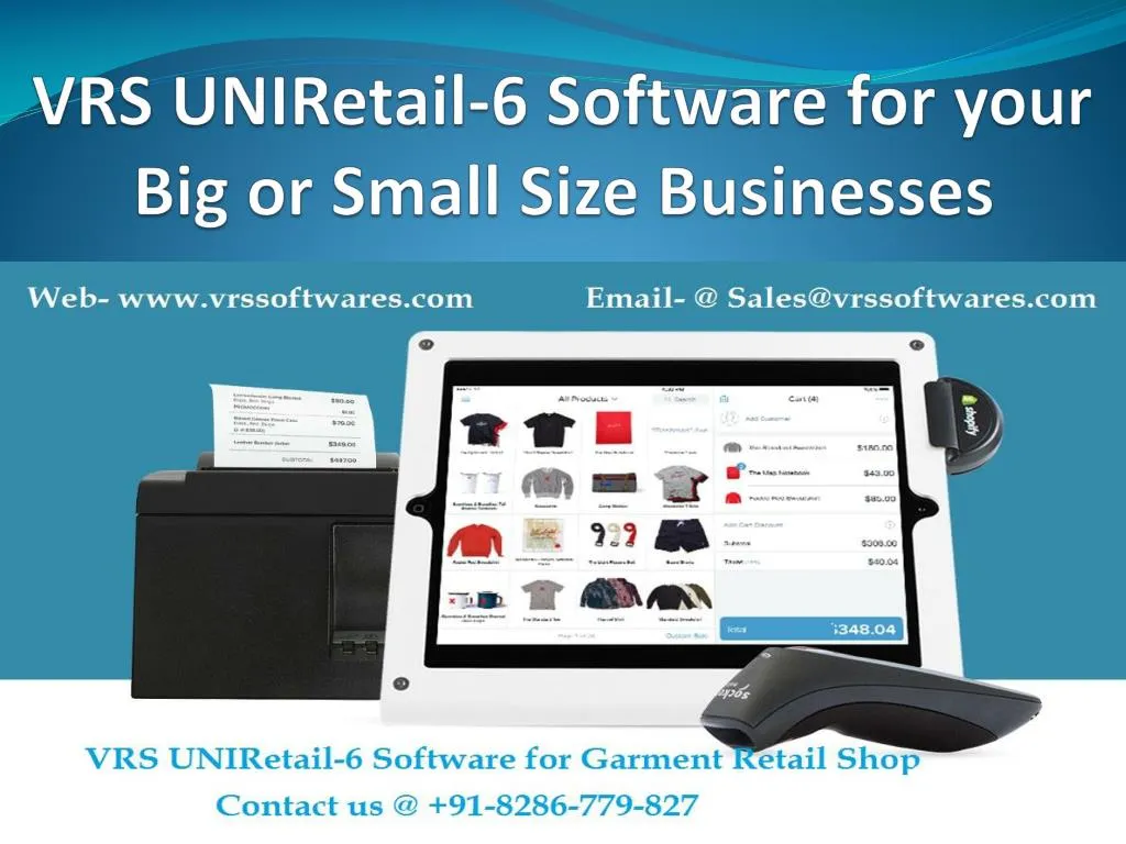 vrs uniretail 6 software for your big or small size businesses