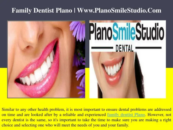 Family Dentist Plano - Dental Care Expert - Texas