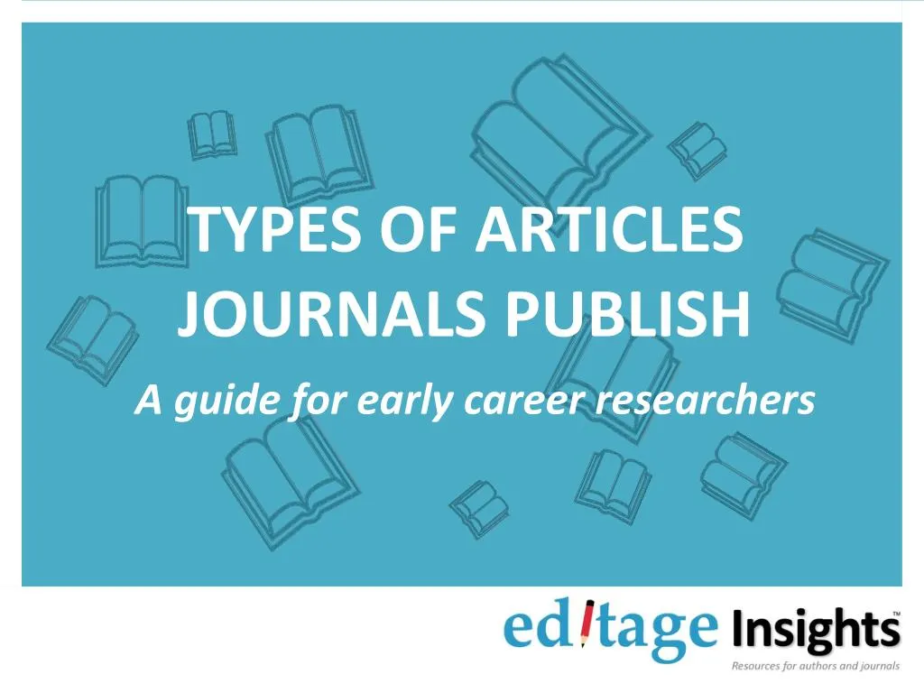 types of articles journals publish