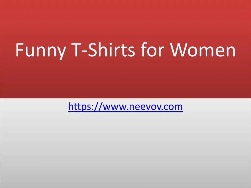 funny t shirts for women