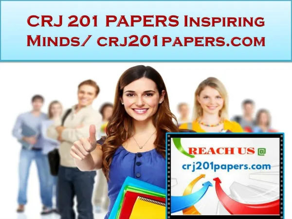 CRJ 201 PAPERS Real Success / crj201papers.com