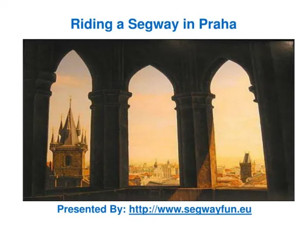 Riding a Segway in Praha