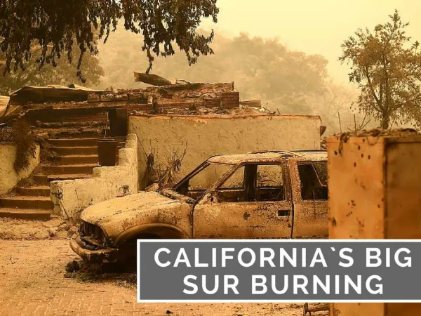 California`s Big Sur burning