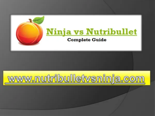 Everything You Need to Know About Ninja Bullet Blender