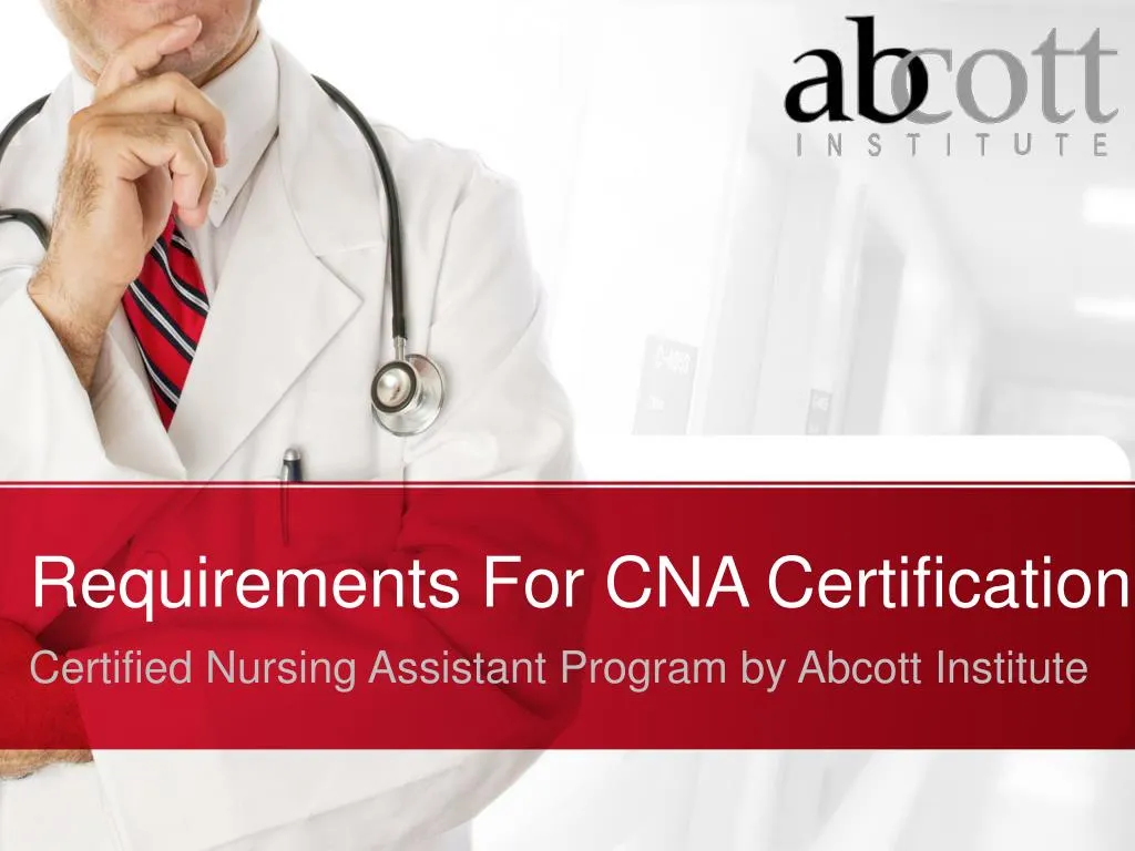 requirements for cna certification