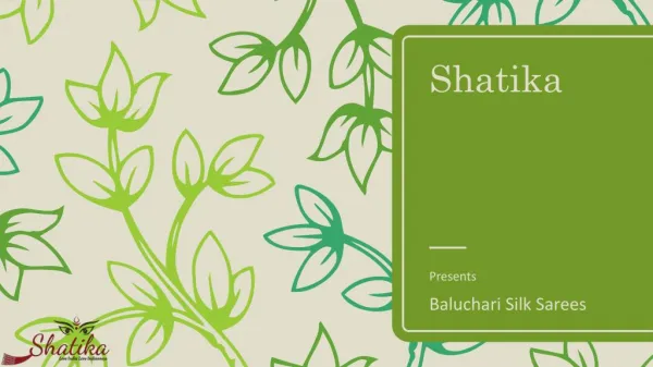 Collection of Baluchari Silk Sarees at Shatika