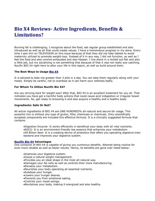 What Is Bio X4? How does it work to complete wellness?
