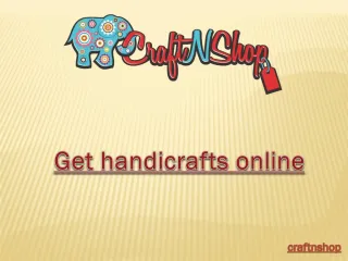 Buy handicraft online - slide 1