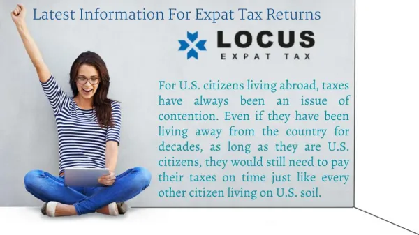 Latest Information For Expat Tax Returns