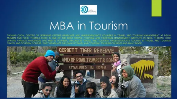Post Graduate Diploma in Travel and Tourism