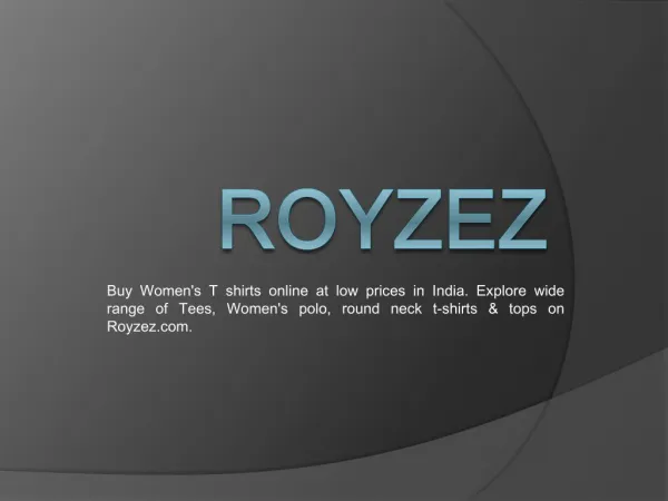Stylish Collection of Shirts for Women - Royzez