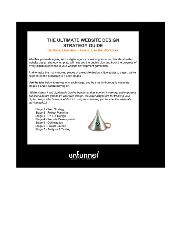 The Ultimate Website Design Strategy Template