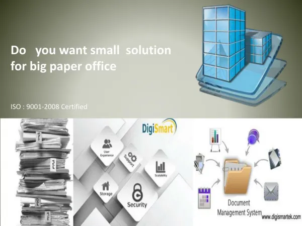 for Business we can use Document management system software
