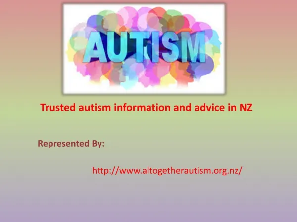 Trusted Autism Information