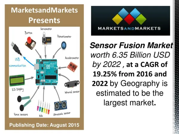 Sensor Fusion Market worth 6.35 Billion USD by 2022