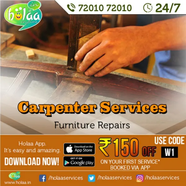 EFFICIENT Holaa Carpenter Service FOR YOU