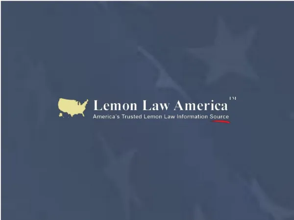 California Lemon Law - Lemon Law America