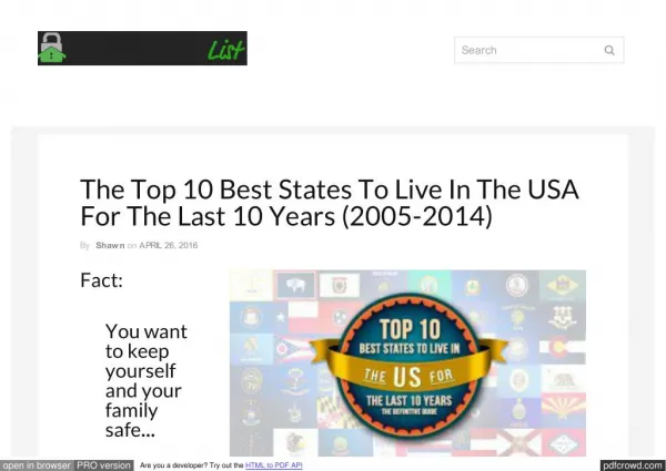 The Top 10 Safest States To Live In The USA (The Definitive Guide)