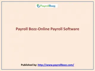 Online Payroll Software - slide 1