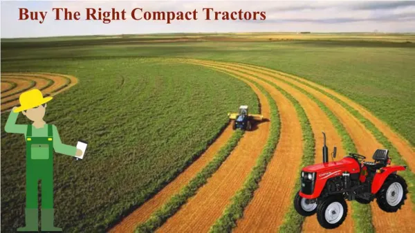 How to buy agricultural compact tractor