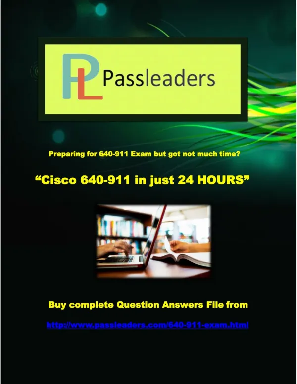 Passleader 640-911 Questions Answers