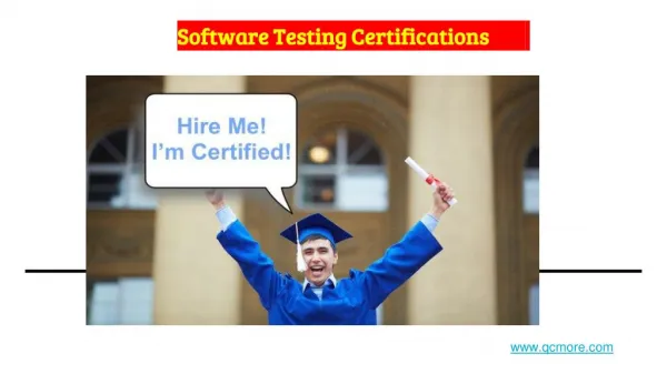 Software Testing Certificates
