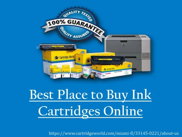 Best Place to Buy Ink Cartridges Online