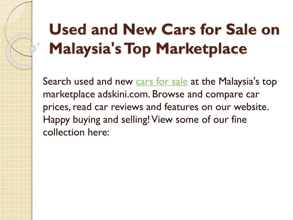 used and new cars for sale on malaysia s top marketplace