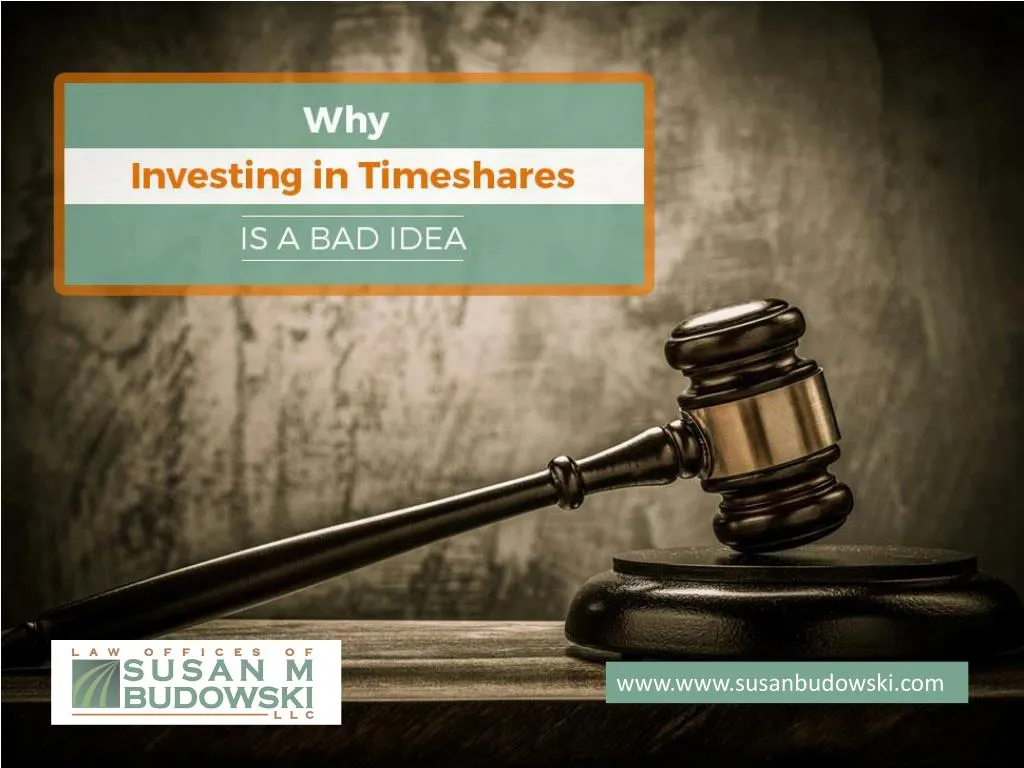 why investing in timeshares is a bad idea