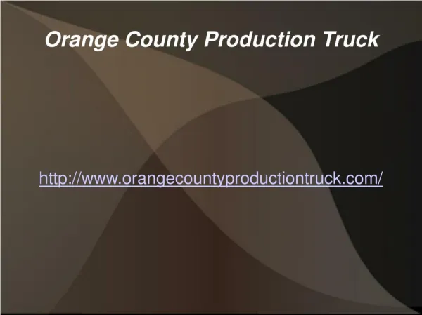 OC Film Gear In Orange County