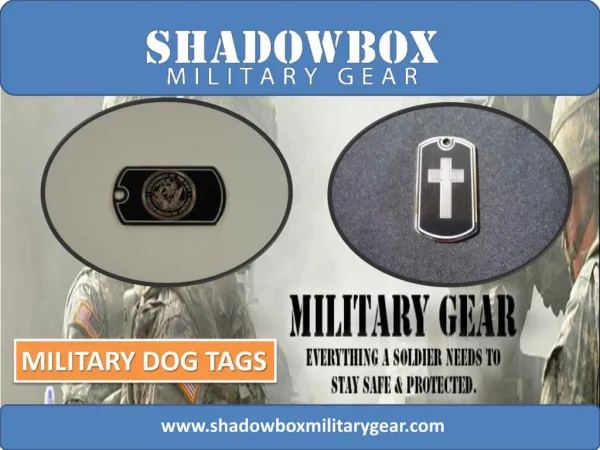Fashion of Custom Made Design Military Dog Tags With Chain