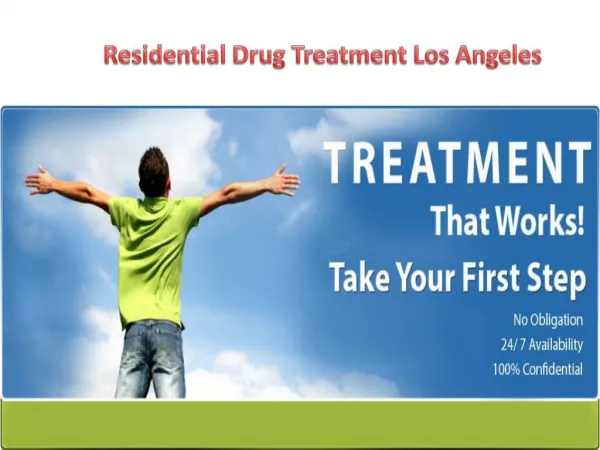 Residential Drug Treatment Los Angeles