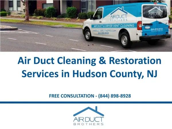 Air Duct Cleaning in Hudson County Using Green Products - Air Duct Brothers
