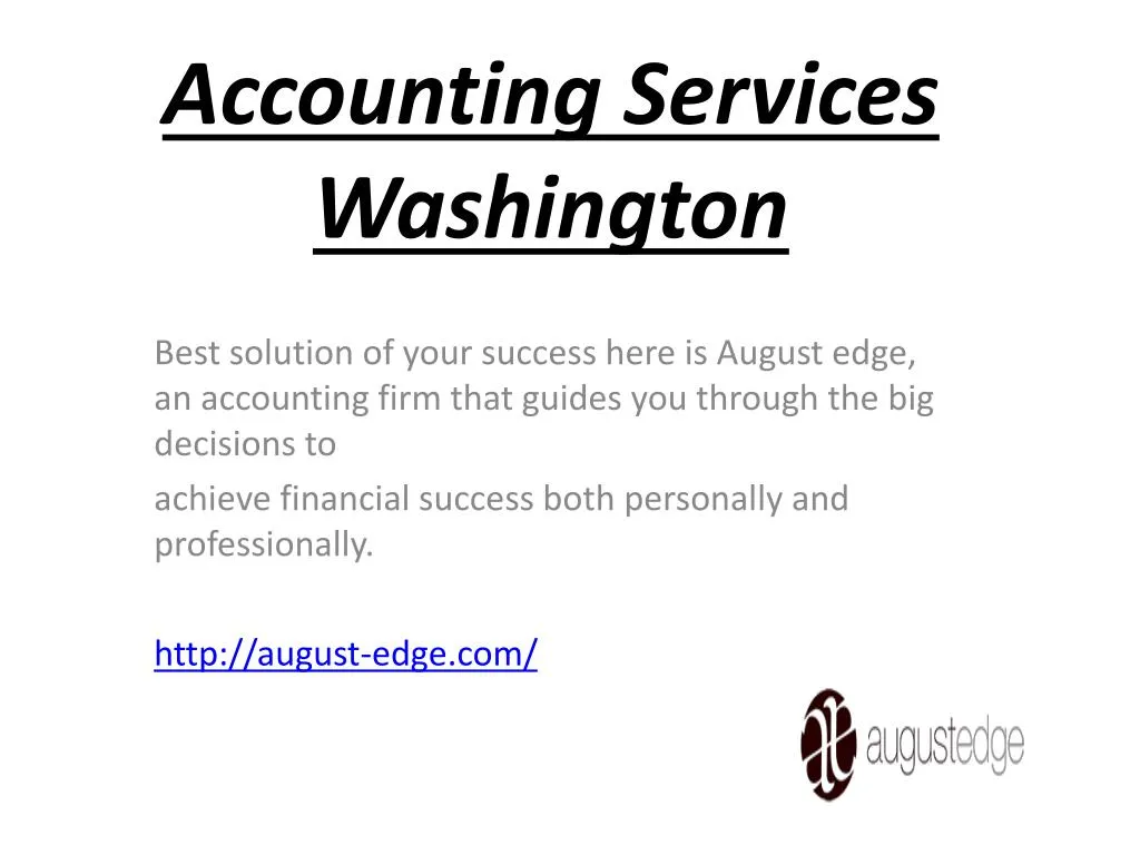 accounting services washington