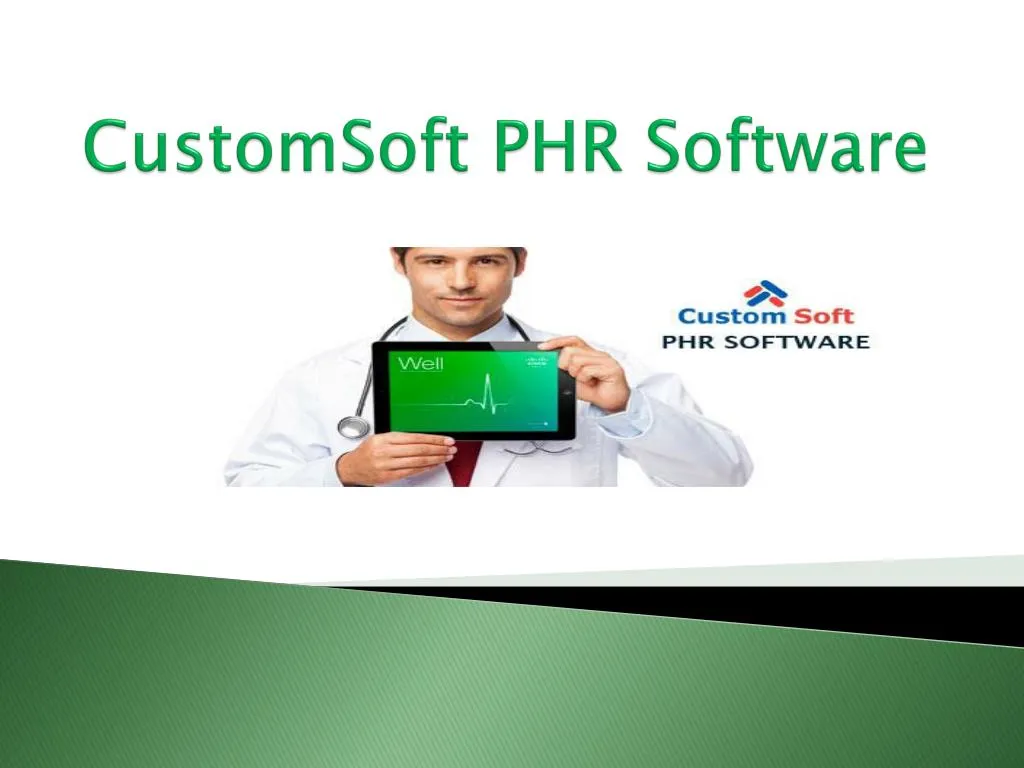 customsoft phr software