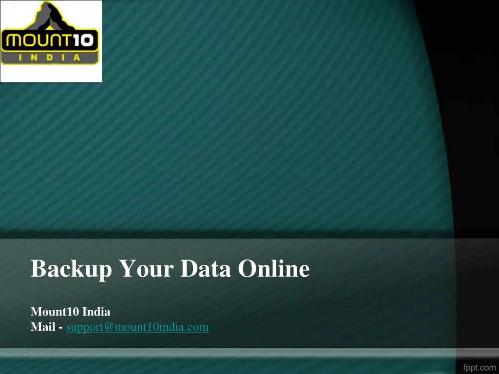 backup your data online