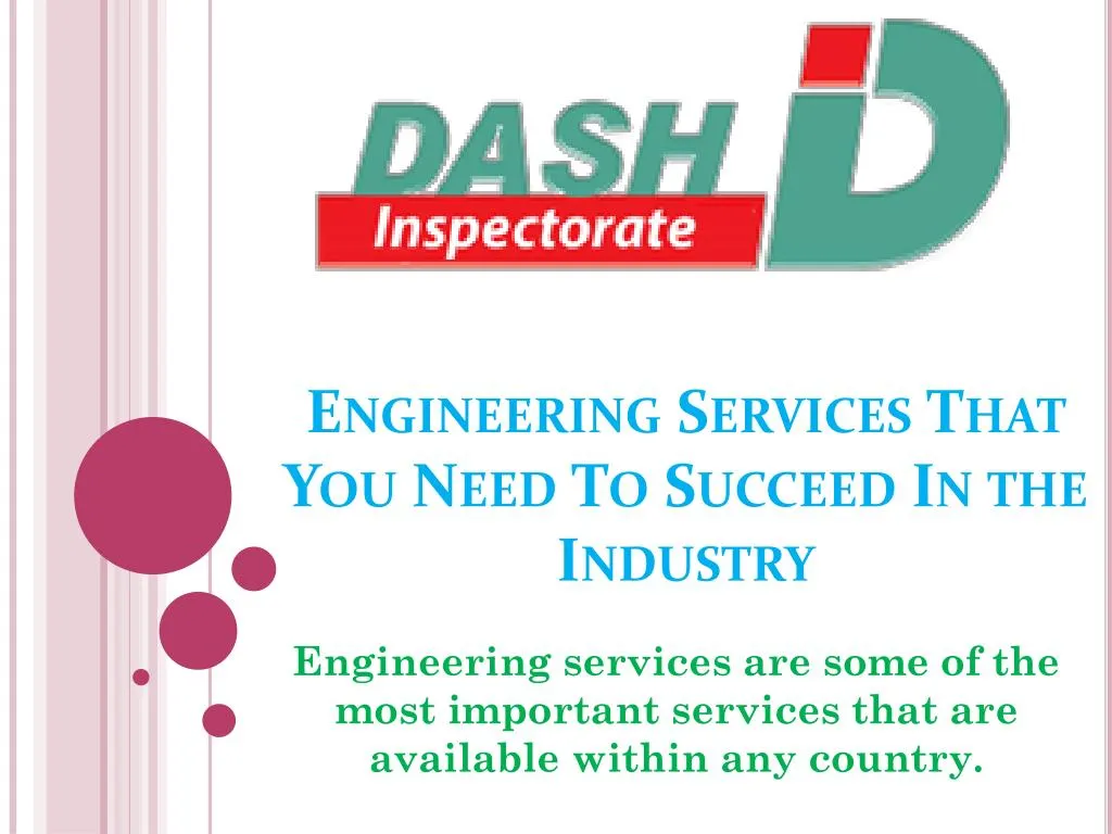 engineering services that you need to succeed in the industry