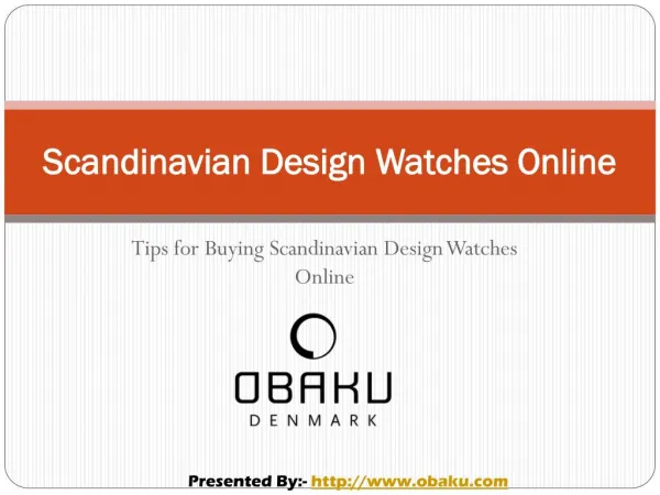 Buying Tips for Scandinavian Design Watches Online