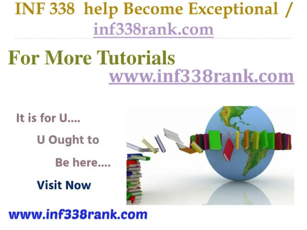 INF 338 help Become Exceptional / inf338rank.com