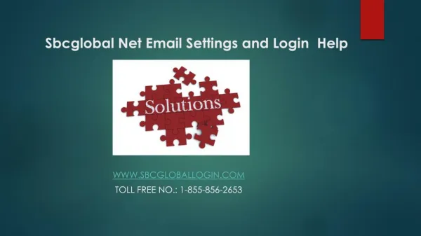 Sbcglobal Net Email Settings and Login Help