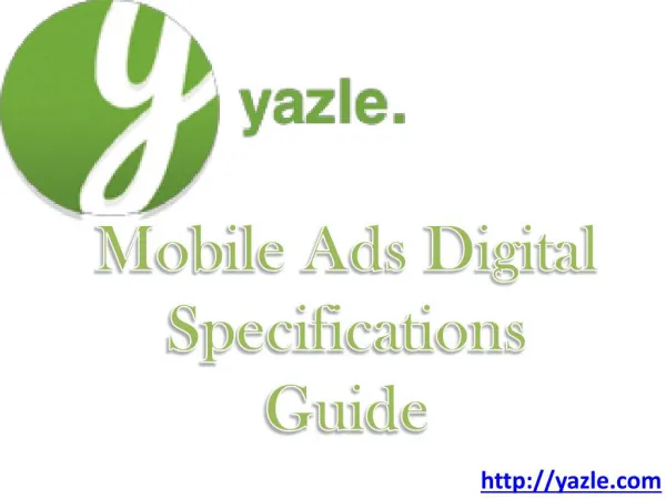 Mobile Ads Specification Guide in Dubai