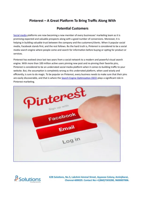 Pinterest for Business | How to Drive Traffic Using Pinterest