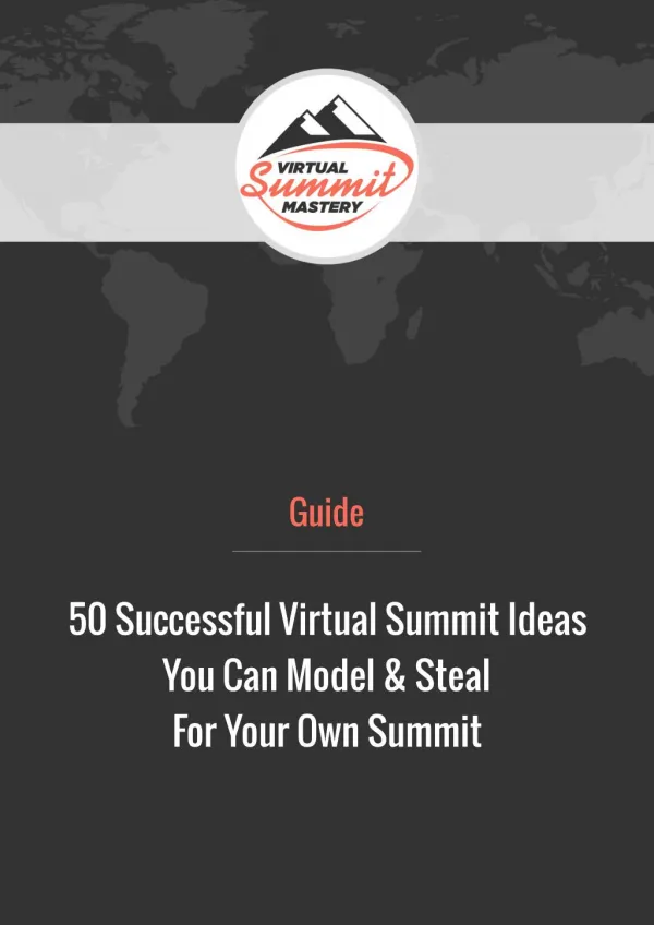 50 successful virtual summit ideas