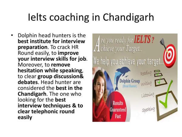 IELTS Coaching in Chandigarh