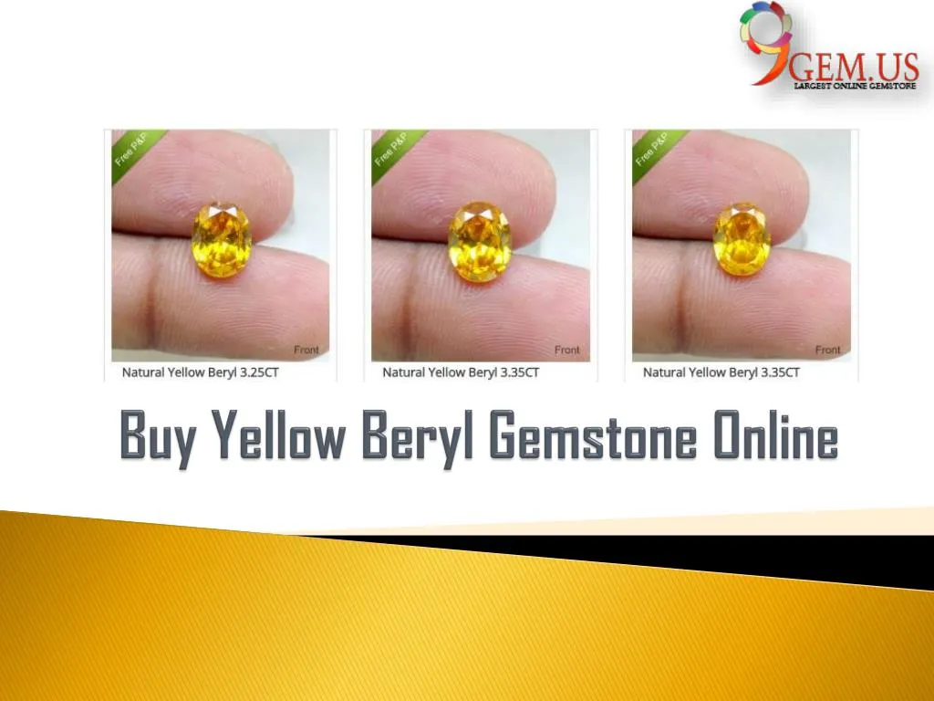 buy yellow beryl gemstone online