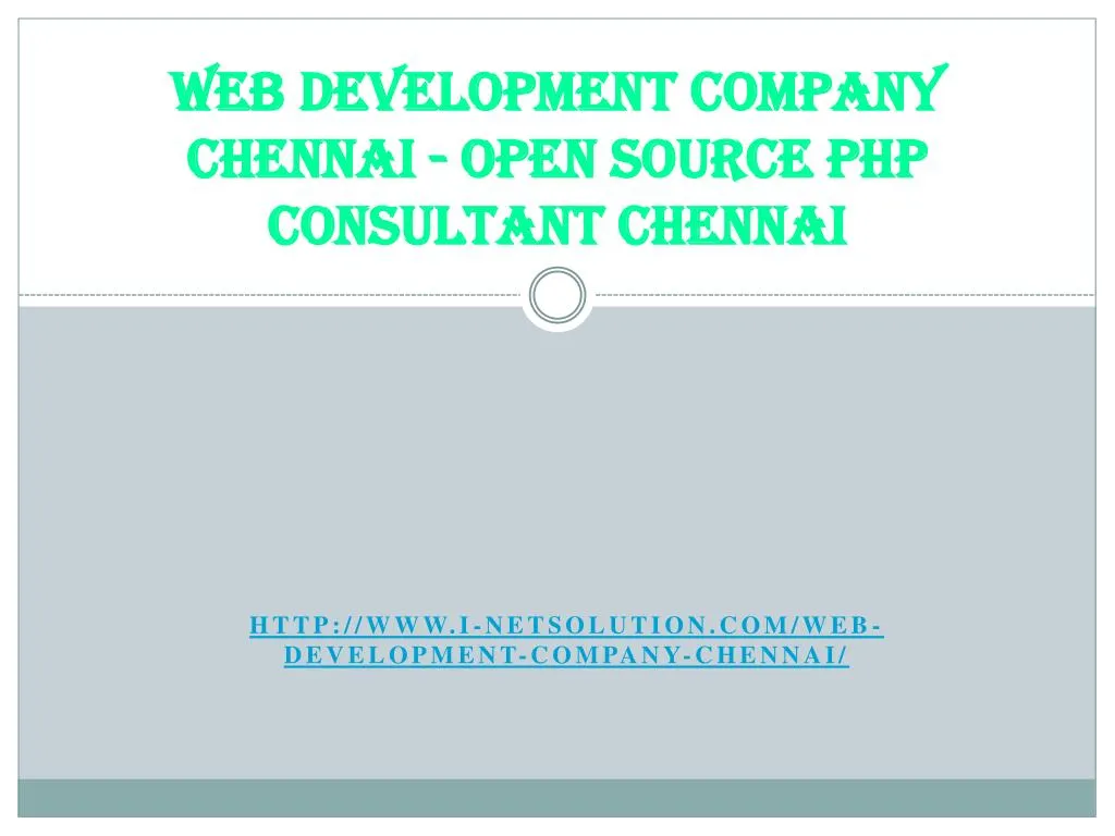web development company chennai open source php consultant chennai